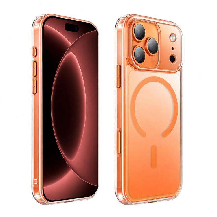 XDcase Frosted Transparent Magnetic Shockproof Phone Case, For iPhone 18 Pro, For iPhone 18 Pro M...