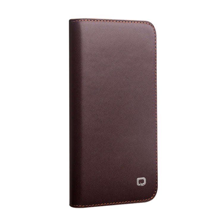 QIALINO Business Horizontal Flip Leather Case with Holder & Card Slots & Wallet, For iPhone 12 mi...