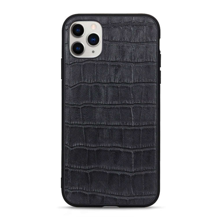 Crocodile Texture Genuine Leather Protective Case, For iPhone 11, For iPhone 11 Pro, For iPhone 1...