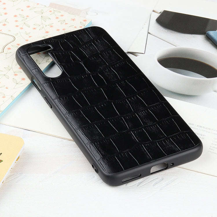 Crocodile Texture Genuine Leather Protective Case, For iPhone 11, For iPhone 11 Pro, For iPhone 1...