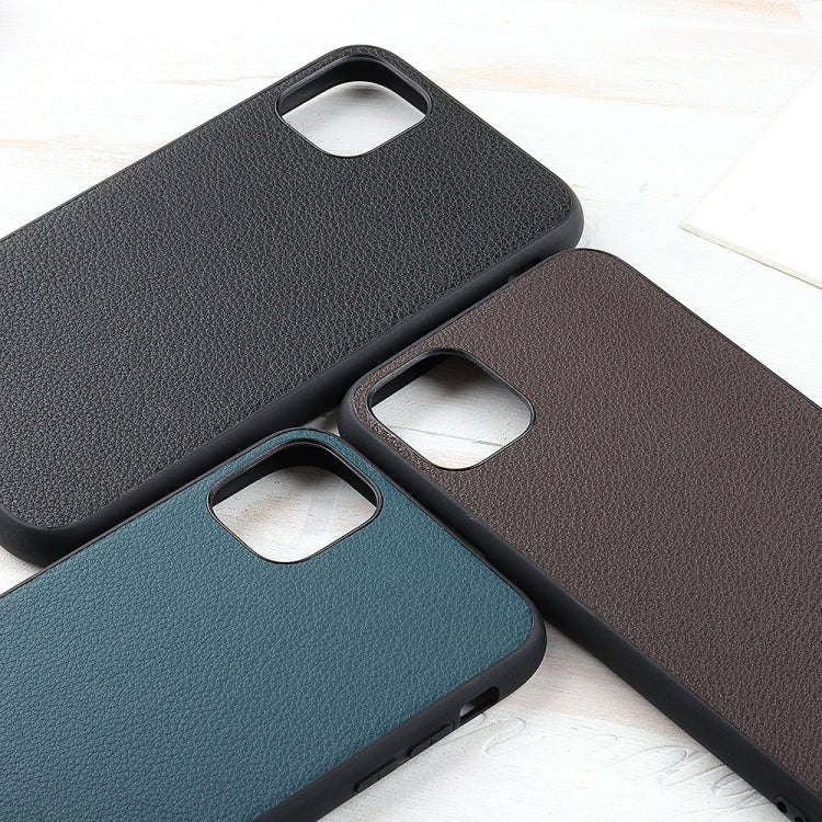 Bead Texture Genuine Leather Protective Case, For iPhone 11, For iPhone 11 Pro, For iPhone 11 Pro...