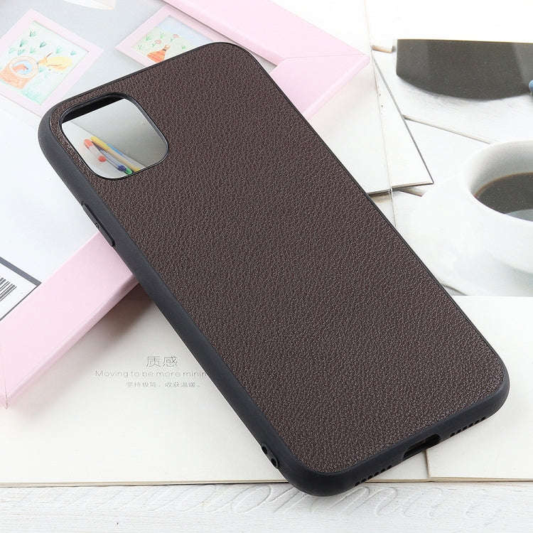 Bead Texture Genuine Leather Protective Case, For iPhone 11, For iPhone 11 Pro, For iPhone 11 Pro...