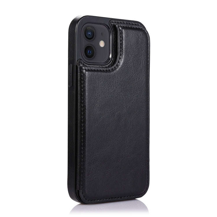 Shockproof PU + TPU Leather Case with Card Slots & Holder & Photo Frame & Wallet, For iPhone 12 m...