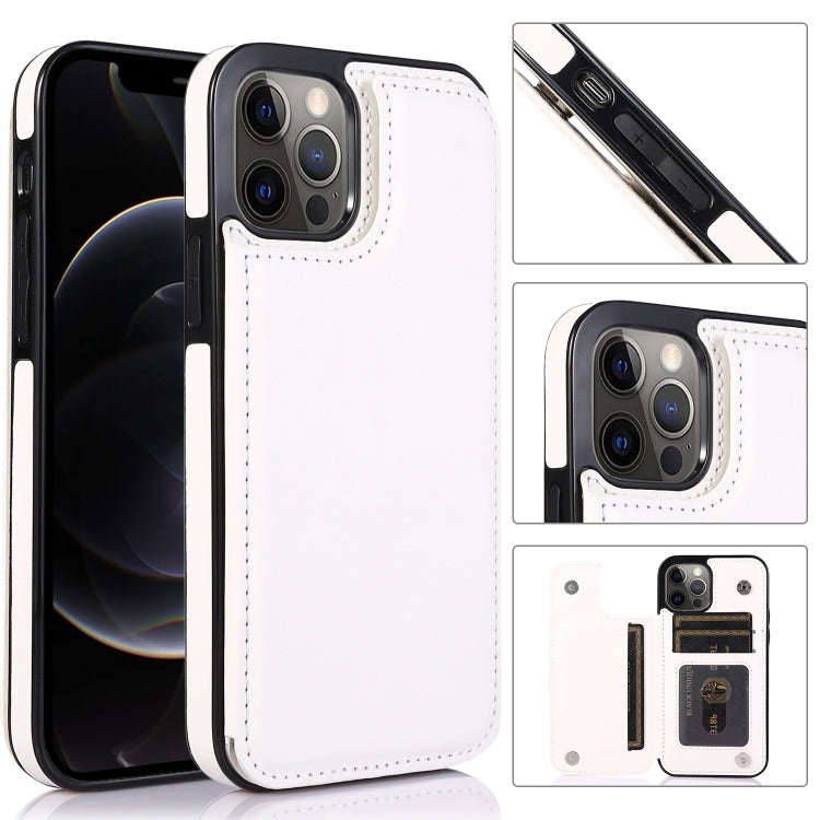Shockproof PU + TPU Leather Case with Card Slots & Holder & Photo Frame & Wallet, For iPhone 12 m...