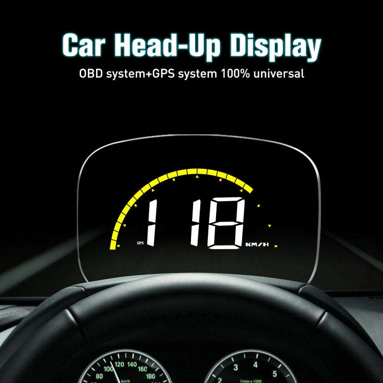C700S OBD2 + GPS Mode Car HUD Head-up Display Fault Alarm, C700S