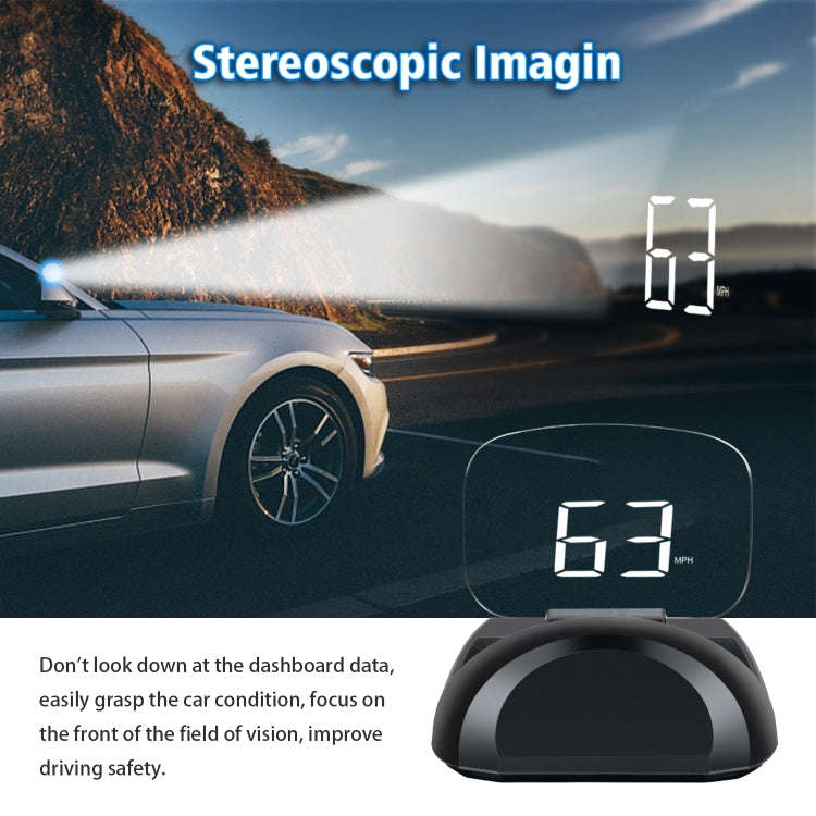 C700S OBD2 + GPS Mode Car HUD Head-up Display Fault Alarm, C700S