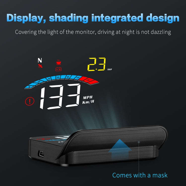 M16 Car HUD Head-up Display GPS Speed Meter Speed / Voltage, M16