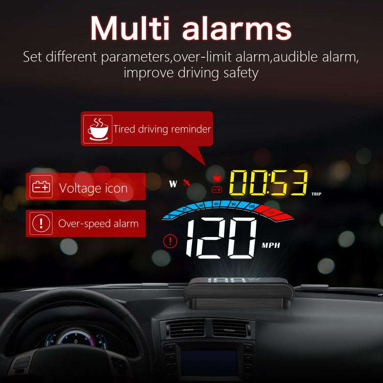 M16 Car HUD Head-up Display GPS Speed Meter Speed / Voltage, M16