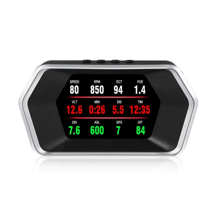P17 Car HUD Head-up Display GPS Speed Meter Car OBD2 Fault Elimination Code, P17