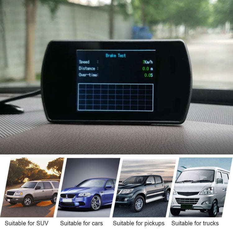 T800 Car HUD Head-up Display GPS Speed Display Speed / Voltage Alarm Altitude Display, T800