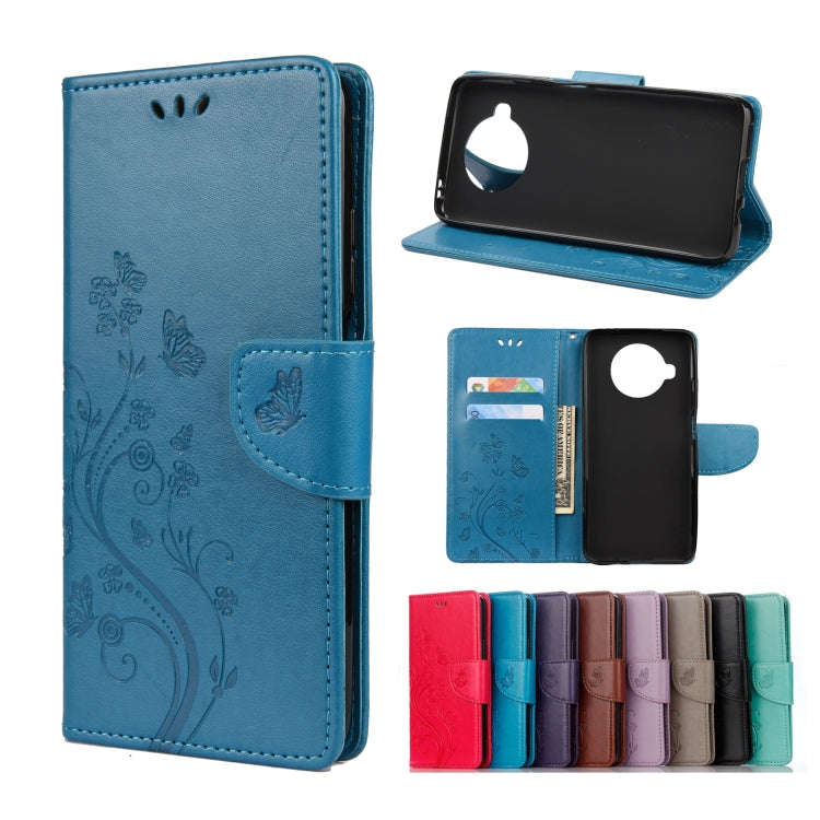 Butterflies Love Flowers Embossing Horizontal Flip Leather Case with Holder & Card Slots & Wallet...