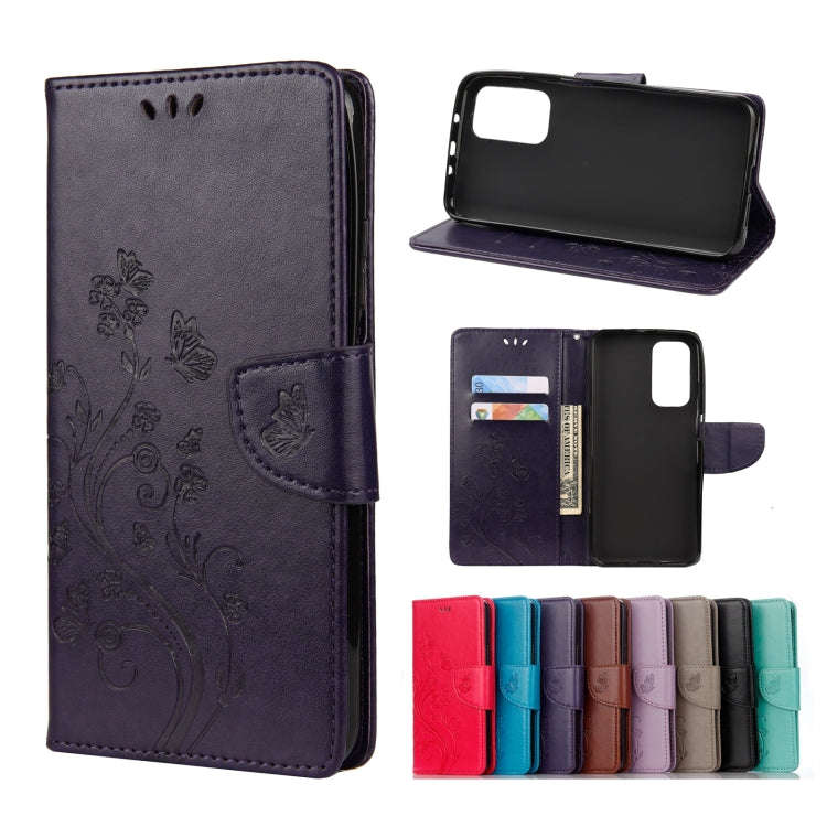 Butterflies Love Flowers Embossing Horizontal Flip Leather Case with Holder & Card Slots & Wallet...