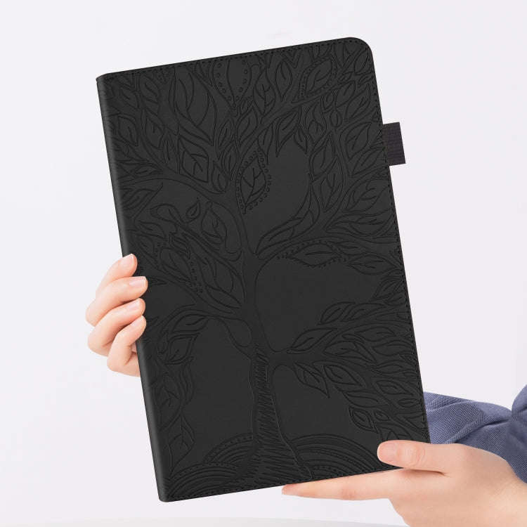 Life Tree Series Horizontal Flip Leather Case with Holder & Card Slots & Pen Slot & Sleep / Wake-...