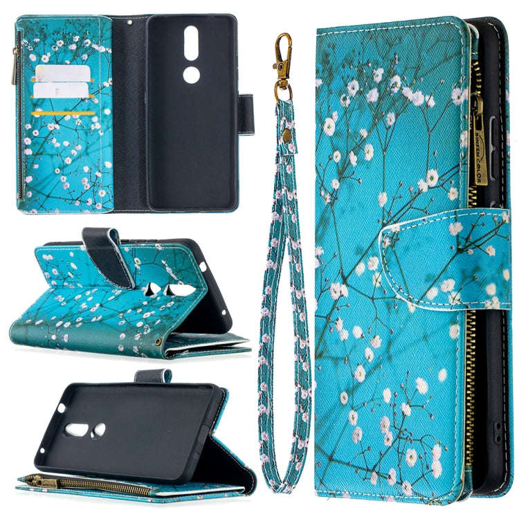 Colored Drawing Pattern Zipper Horizontal Flip Leather Case with Holder & Card Slots & Wallet, Fo...
