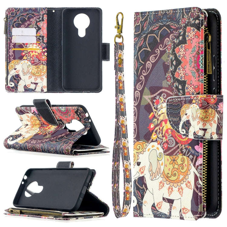 Colored Drawing Pattern Zipper Horizontal Flip Leather Case with Holder & Card Slots & Wallet, Fo...