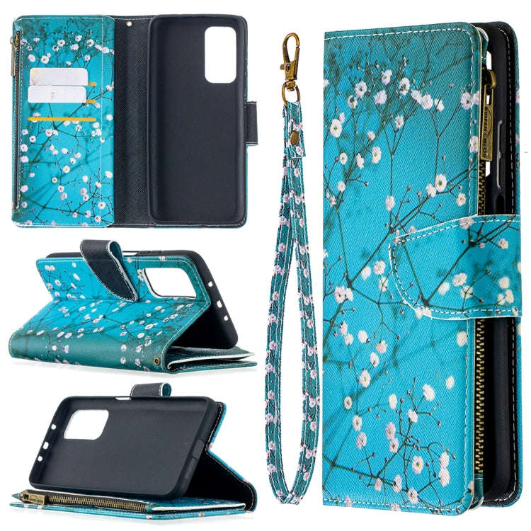 Colored Drawing Pattern Zipper Horizontal Flip Leather Case with Holder & Card Slots & Wallet, Fo...