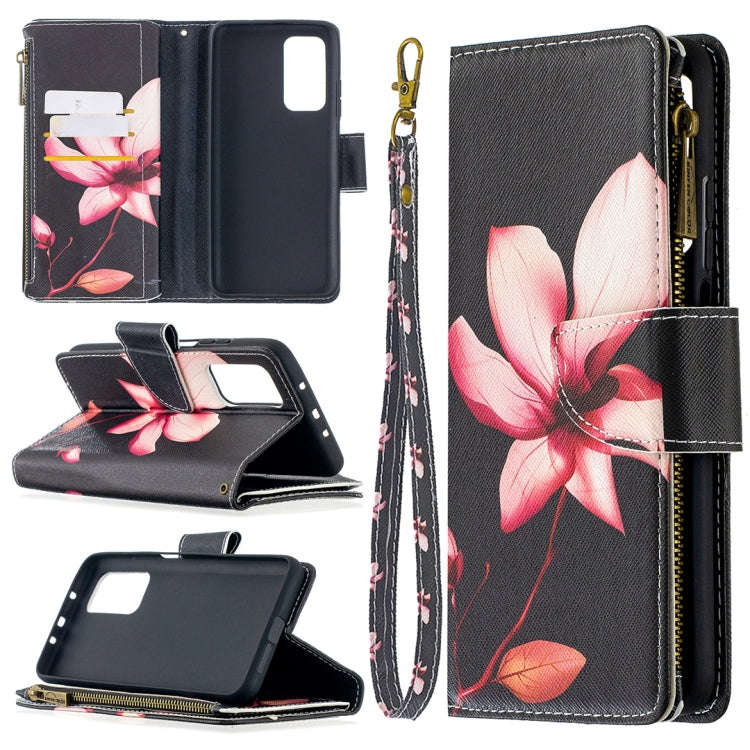 Colored Drawing Pattern Zipper Horizontal Flip Leather Case with Holder & Card Slots & Wallet, Fo...