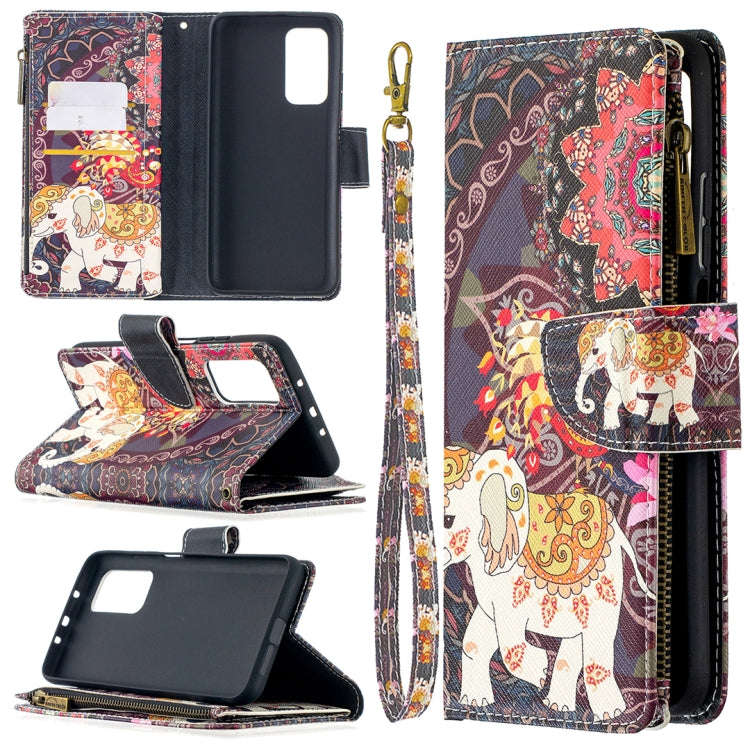 Colored Drawing Pattern Zipper Horizontal Flip Leather Case with Holder & Card Slots & Wallet, Fo...
