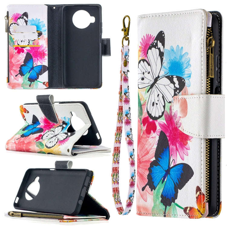 Colored Drawing Pattern Zipper Horizontal Flip Leather Case with Holder & Card Slots & Wallet, Fo...