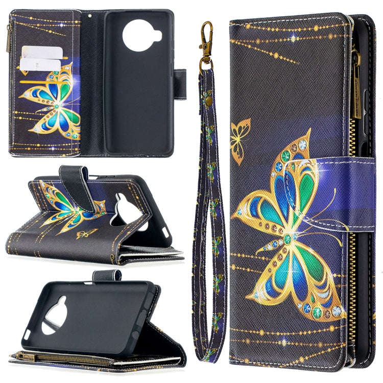 Colored Drawing Pattern Zipper Horizontal Flip Leather Case with Holder & Card Slots & Wallet, Fo...