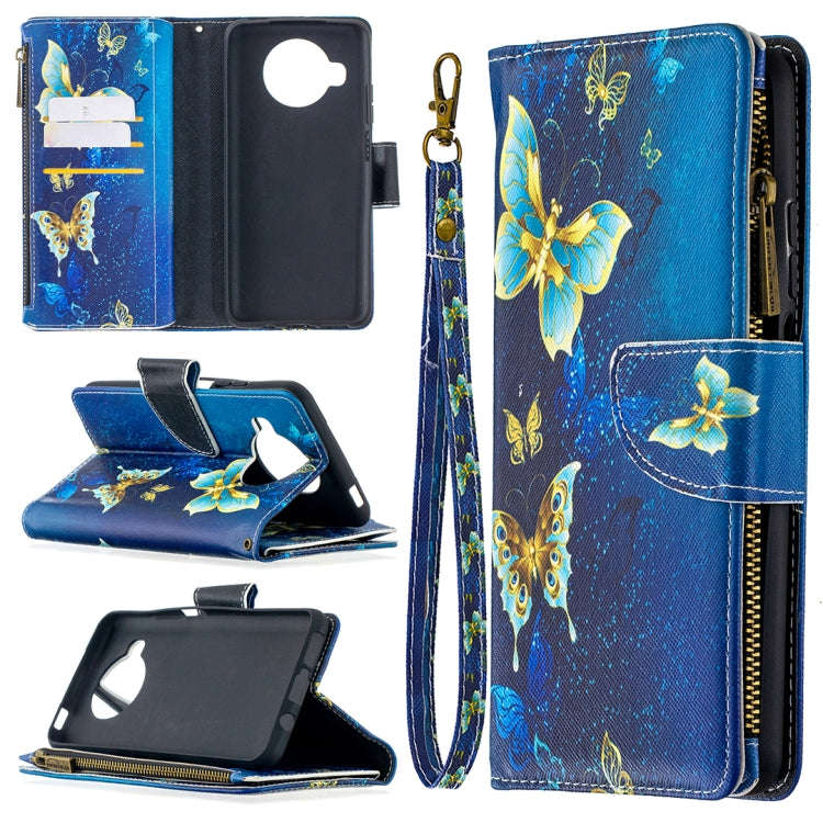 Colored Drawing Pattern Zipper Horizontal Flip Leather Case with Holder & Card Slots & Wallet, Fo...