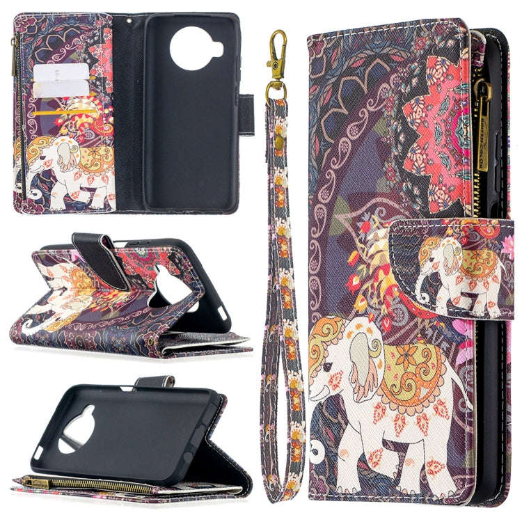 Colored Drawing Pattern Zipper Horizontal Flip Leather Case with Holder & Card Slots & Wallet, Fo...