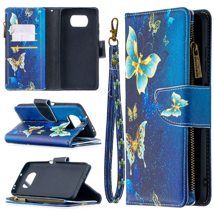 Colored Drawing Pattern Zipper Horizontal Flip Leather Case with Holder & Card Slots & Wallet, Fo...