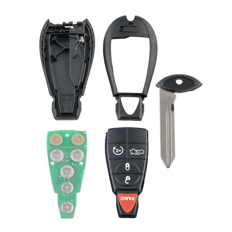 Car Key Shell Remote Control Case for Dodge Challenger 2008-2014 / Durango 2011-2013 5-button, Fo...