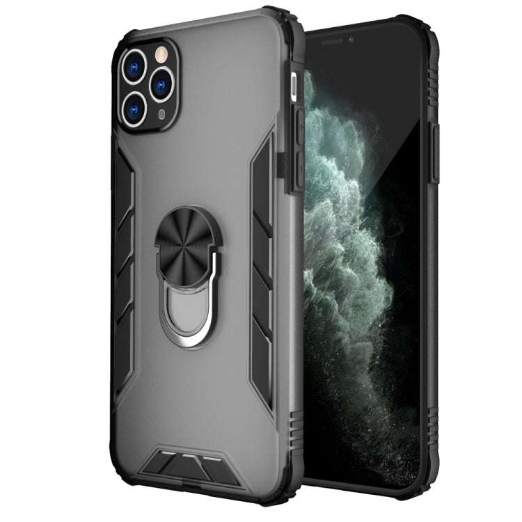 Magnetic Frosted PC + Matte TPU Shockproof Case with Ring Holder, For iPhone 11 Pro, For iPhone 1...