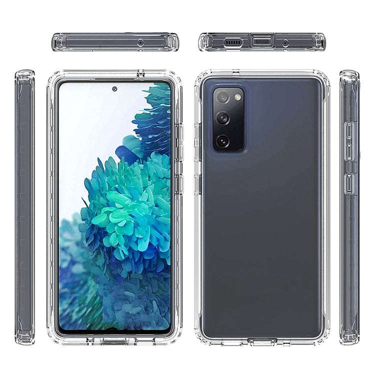 Shockproof  High Transparency Two-color Gradual Change PC+TPU Candy Colors Protective Case, For S...