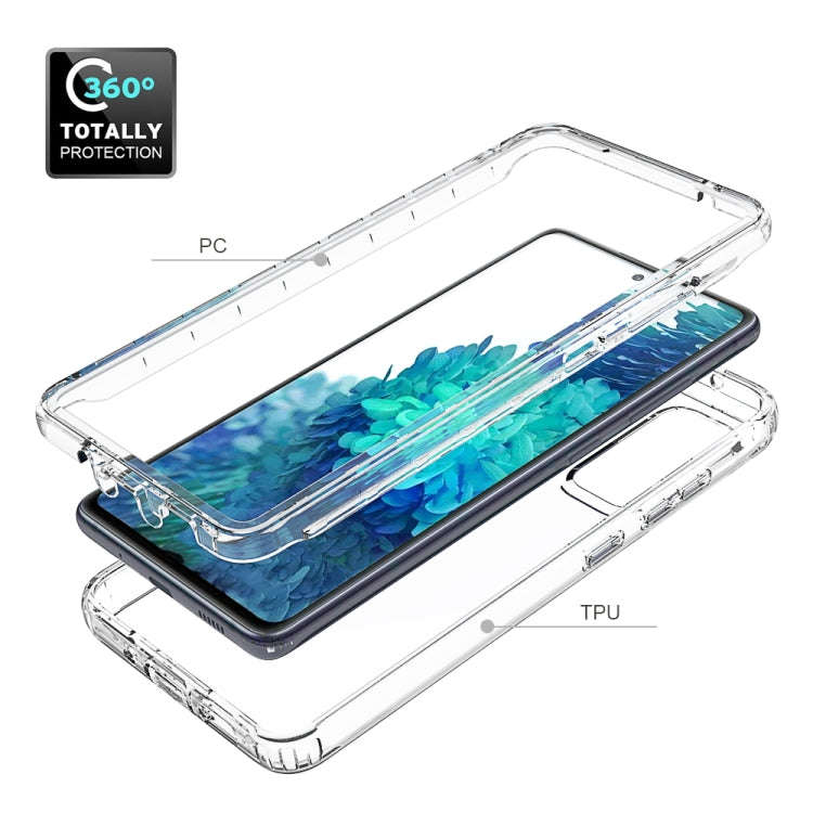 Shockproof  High Transparency Two-color Gradual Change PC+TPU Candy Colors Protective Case, For S...