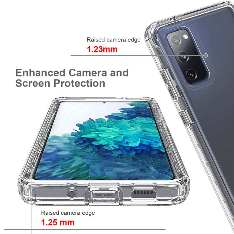 Shockproof  High Transparency Two-color Gradual Change PC+TPU Candy Colors Protective Case, For S...