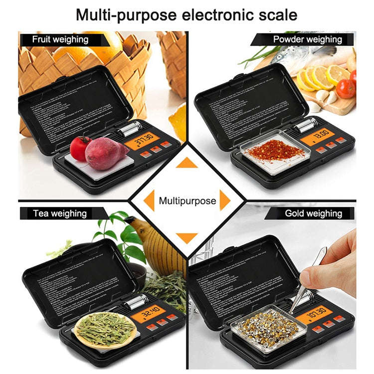 200g/0.01g High-Precision Portable Jewelry Scale  Mini Electronic Scale Precision Carat Electroni...