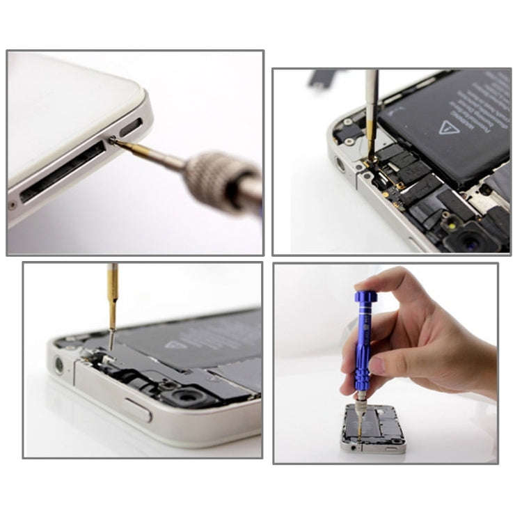 Appropriative Professional Screwdriver Repair Open Tool Kit with Roll Leather Bag For iPhone 7 & ...
