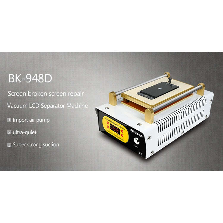 BAKU BK-948D 500W Vacuum Anti-static LCD Touch Panel Separator Machine, AC 110V, BK-948D 500W 110V