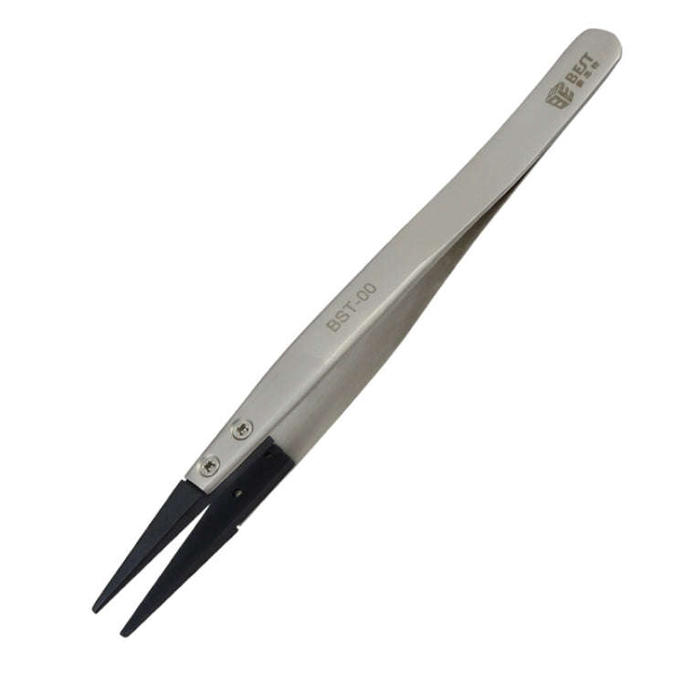 BEST BST-00 Straight Head Tweezers for Mobile Phone / Computer Repair, BST-00
