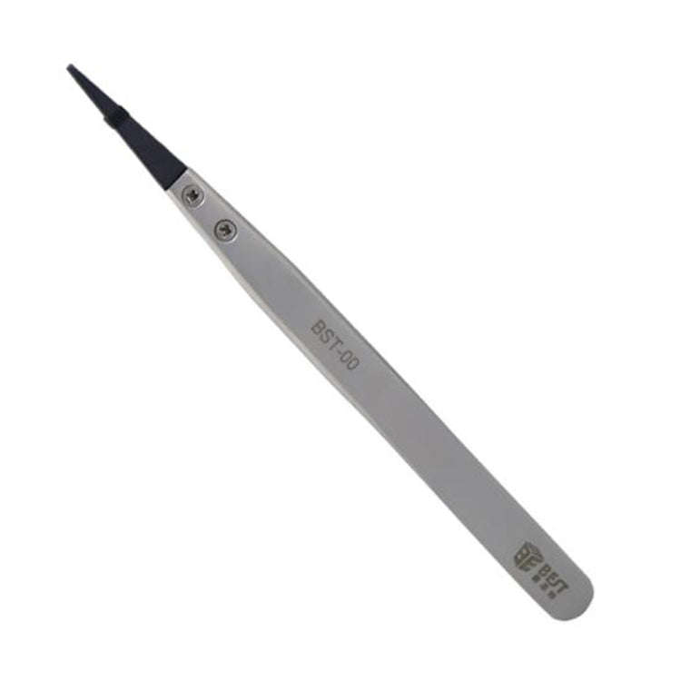 BEST BST-00 Straight Head Tweezers for Mobile Phone / Computer Repair, BST-00