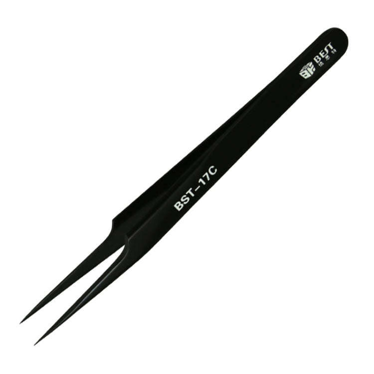 BEST BST-17C  Newest  Extra Long  Precision Stainless Steel Eyelash Extension Volume Tweezers, BS...