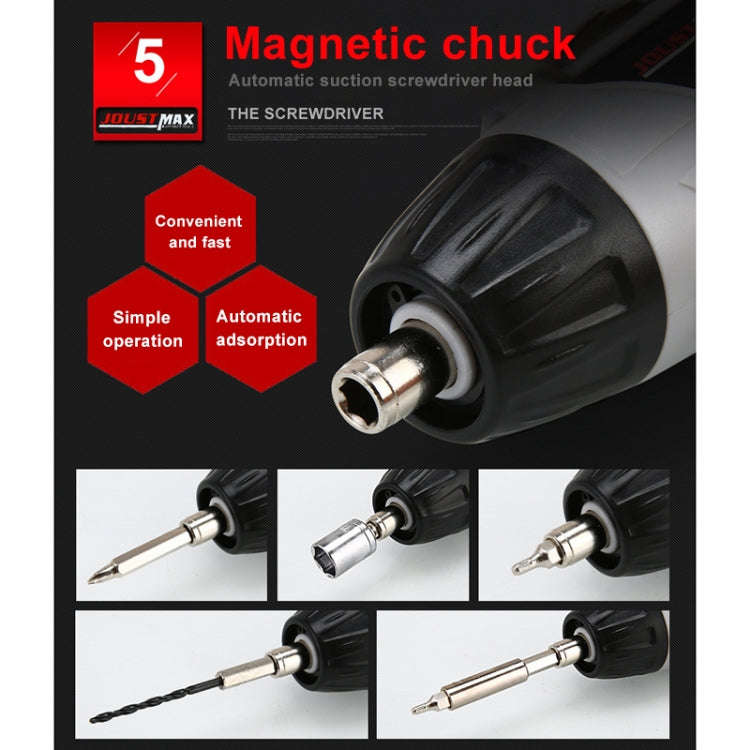 4.8V Multi-functional Household Electric Screwdriver Electric Drill Electric Screwdriver Set US P...