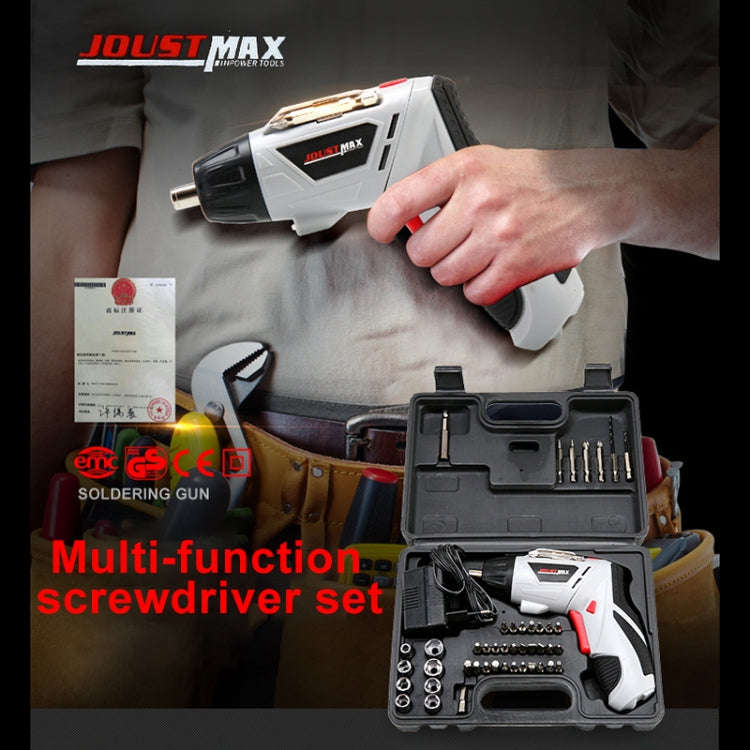 4.8V Multi-functional Household Electric Screwdriver Electric Drill Electric Screwdriver Set US P...