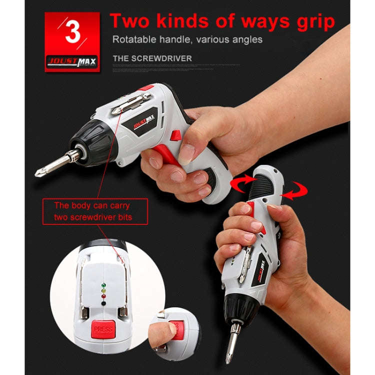 4.8V Multi-functional Household Electric Screwdriver Electric Drill Electric Screwdriver Set US P...