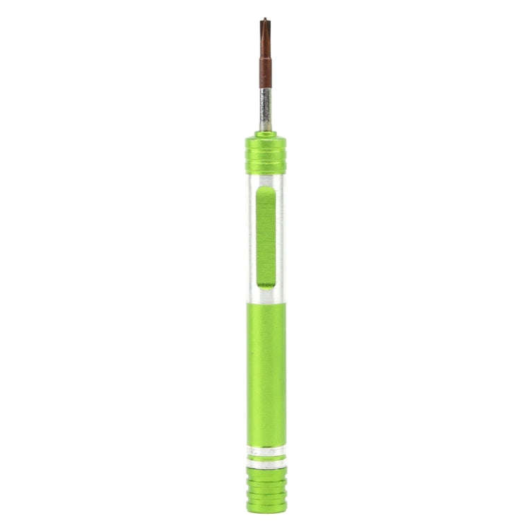 608-2.5 Hollow Cross Tip 2.5 Middle Bezel Repair Screwdriver, 2.5 Hollow Cross (Green)