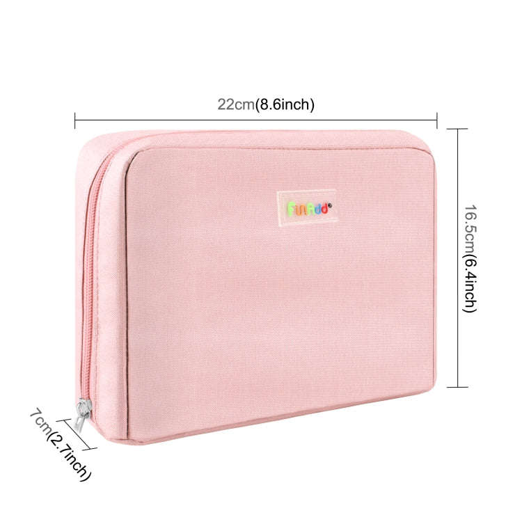 FunAdd Large-capacity Pencil Case Storage Organizer Canvas Cosmetic Bag, Size: 230 x 170 x 75mm, ...