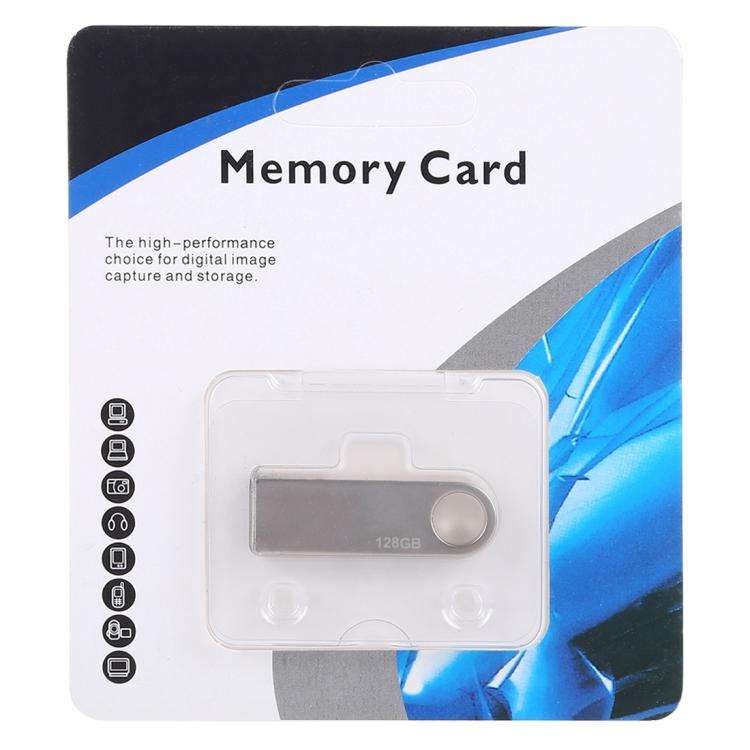 128GB Metal USB 2.0 Flash Disk, 128GB