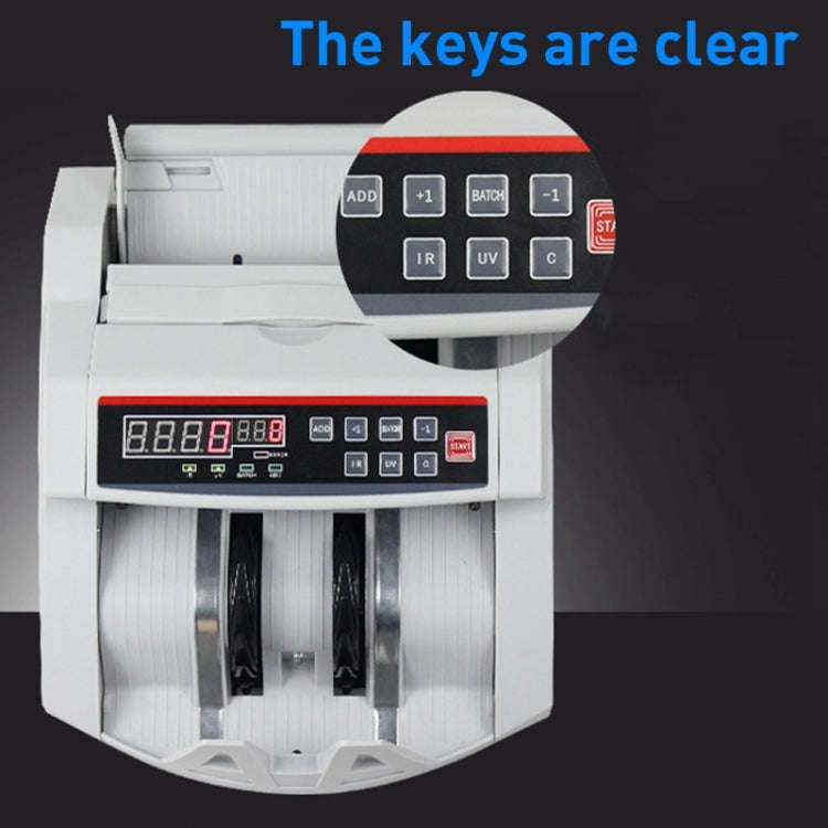 2108UV/IR Portable Multi-Currency Currency Counter, Specification: AU Plug, 220V AU Plug