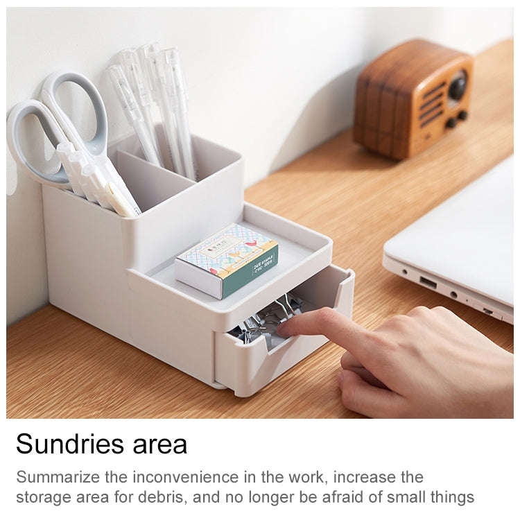 Desktop Removable A4 Assembled File Storage Box, 0115-1 (Blue Green), 0115-1 (Grey White)
