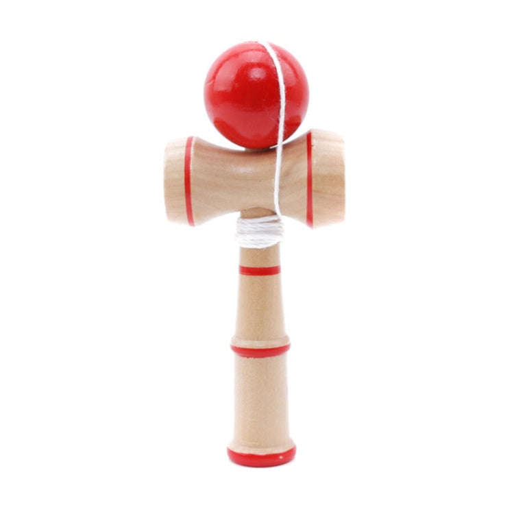 Classic Wooden Skill Toy Kendama with Extra String, Size: 13.5 x 5.5cm