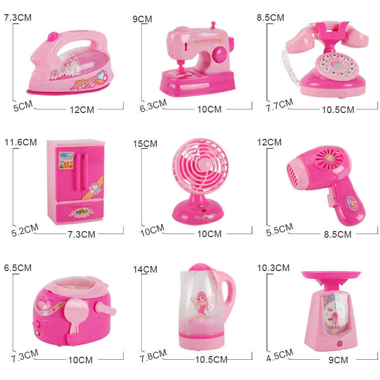 Mini Hair Drier Pretend Play Children Simulation Appliances Toys, 3669