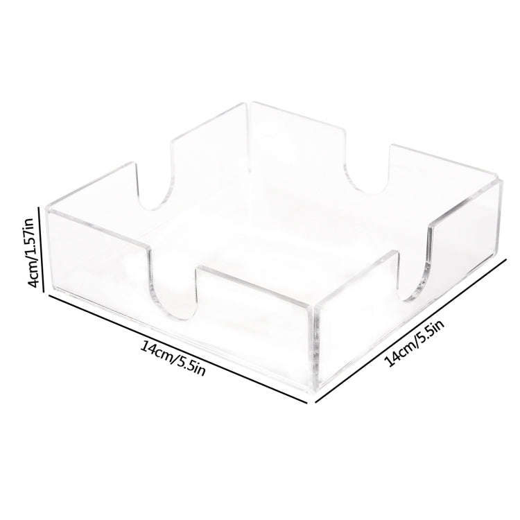 YX011 Transparent Acrylic Napkin Stand, YX011