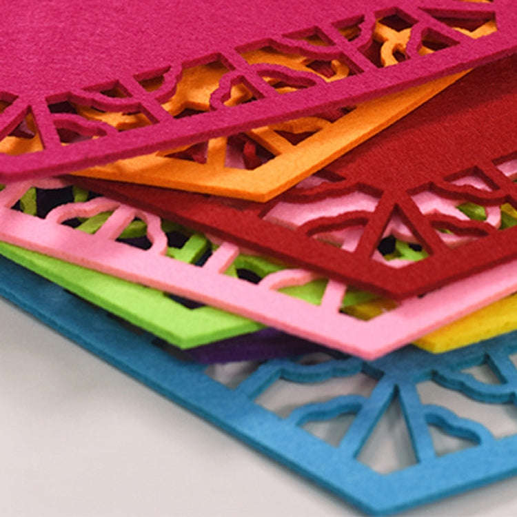 School Stereo Colorful Thick Non-woven Background Pad Decoration Materials, Size: 23.5x36cm